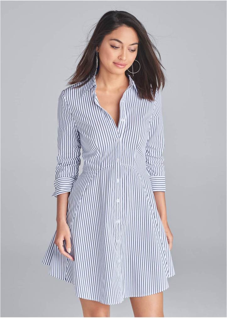COLLARED SHIRT DRESS 12
