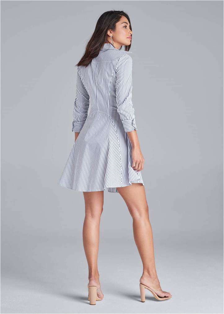 COLLARED SHIRT DRESS 12
