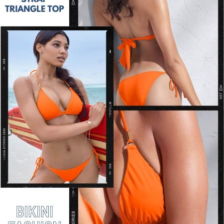 SPORTS ILLUSTRATED SWIM™ DOUBLE STRAP TRIANGLE TOP