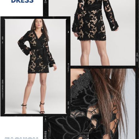 VELVET LACE DRESS